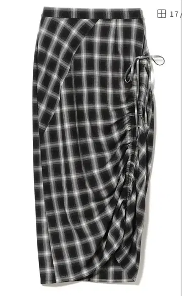 이번 시즌 신상 Ray beams 체크 셔링 타이트 스커트