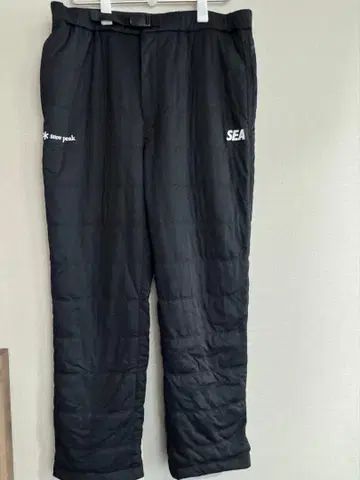 WIND AND SEA 스노우피크 콜라보 충전솜 팬츠