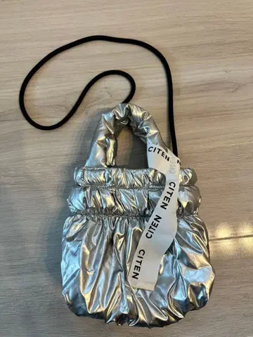 CITEN 시텐 실버 숄더백 토트백