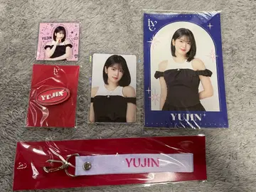 IVE 유진 FC 엽서 핀 배지 트레이딩 카드 네임택