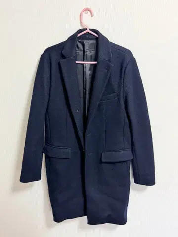 GLOBAL WORK 네이비 체스터 코트