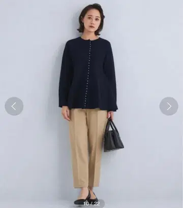 그린 라벨 릴랙싱 트윌 사이드 탭 배럴 테이퍼드 팬츠