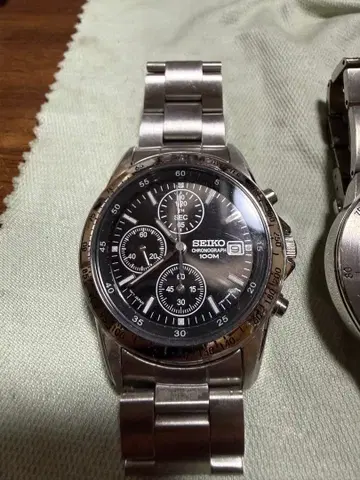 SEIKO 크로노그래프, WIRED 크로노그래프, 3개 세트 중고