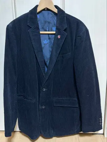 코듀로이 테일러드 자켓 XL 네이비