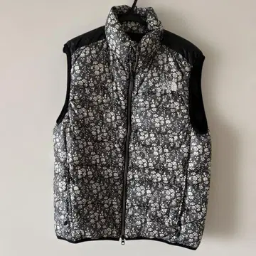 THE NORTH FACE 꽃무늬 다운 베스트 L