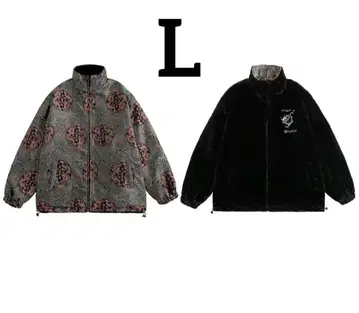 리버서블 퍼 블루종 드래곤 자켓 올 패턴 방한 가을/겨울 럭셔리