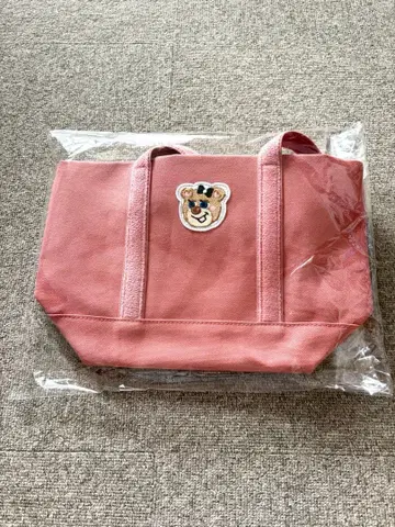 러브러리 바이 페이러 올드 테디 토트 핑크 [ FEILER ]