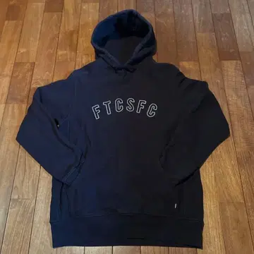 FTC 블랙 후드티 FTCSFC 다크 블루 후드티