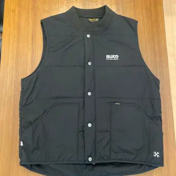 Bluco 블랙 퀼팅 베스트 XXL