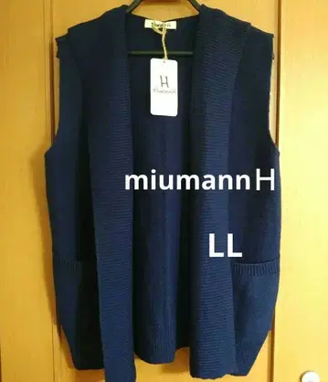 미우만 H 상품 네이비 베스트 LL 택 포함 새상품