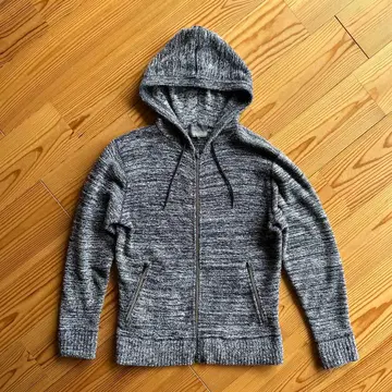 UNITED ARROWS 블루 그레이 보아 플리스 자켓 M