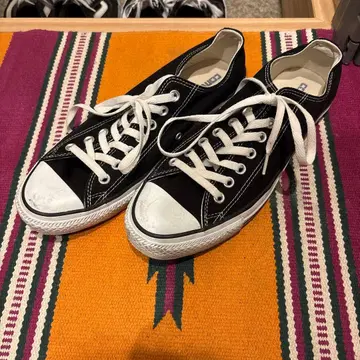 CONVERSE 블랙 스니커즈 로우컷