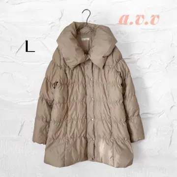 아베베 다운 자켓 벨트 포함 아우터 L 베이지