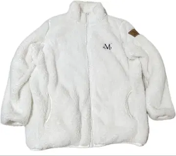 MUCENT 플리스 자켓 L 사이즈 화이트