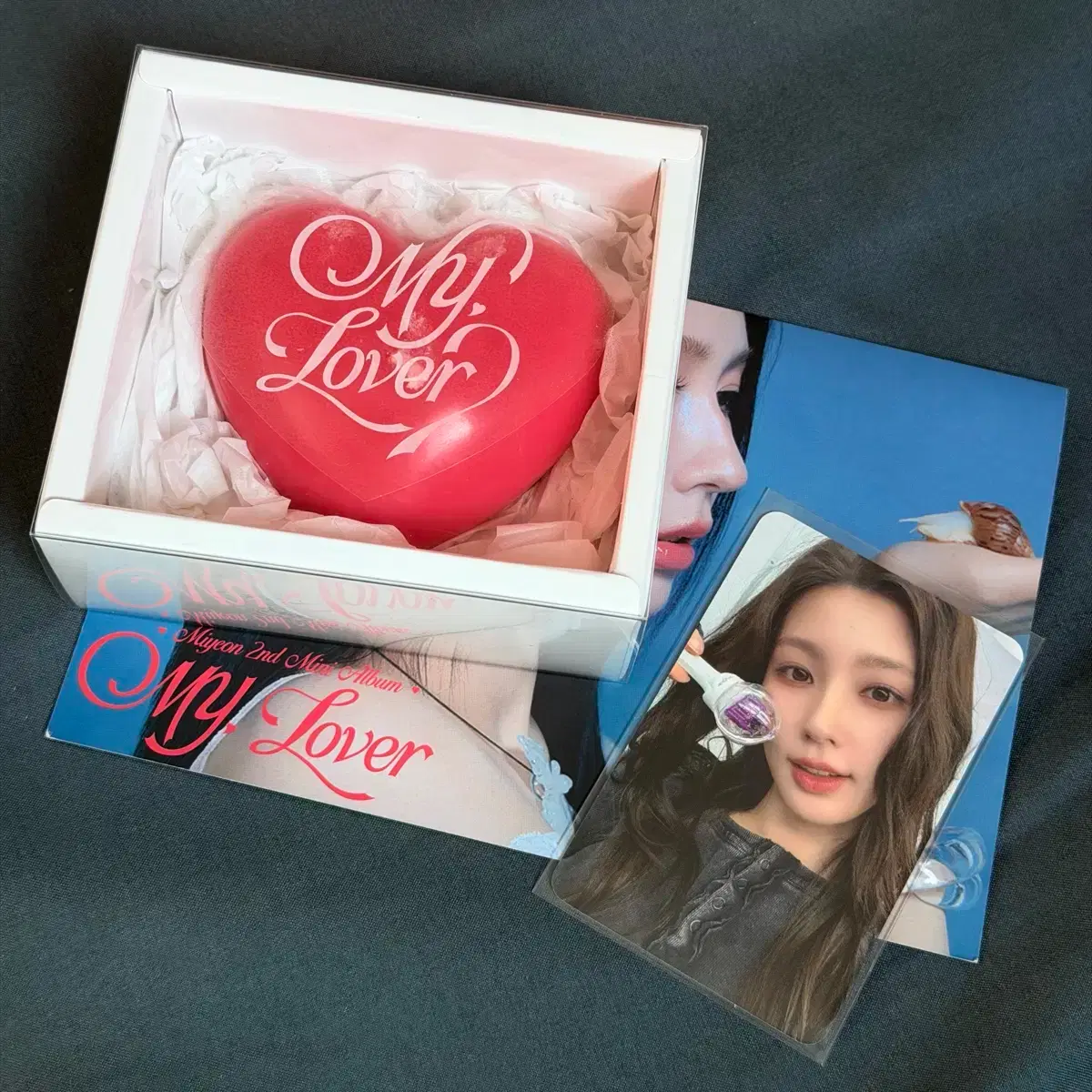 idle miyeon solo Say My Name broadcast photocard reverse gift wts