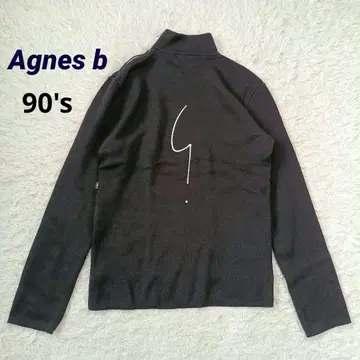 새상품급 1990s 에네스베 하이넥 니트 프랑스제 빈티지 블랙