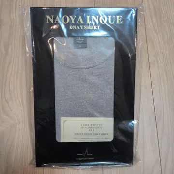 NAOYA INOUE DNATSHIRT 그레이 XL 인증서 포함