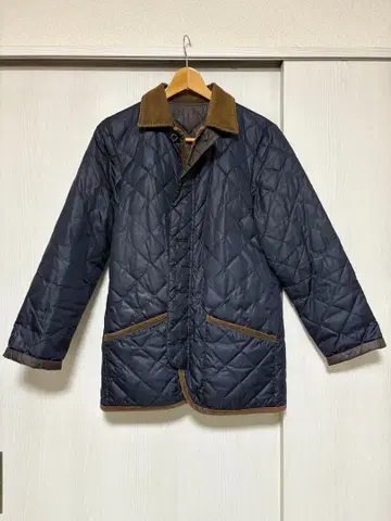 MACKINTOSH 퀼팅 자켓 코듀로이 옷깃