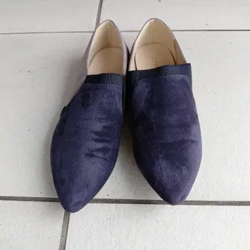 Juze 다크 퍼플 스웨이드 스틸레토 신발