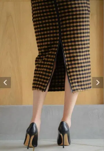 셰리에 sheller TOY ZIP 포켓 타이트 스커트