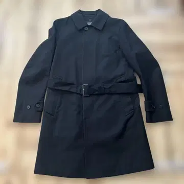 투모로우랜드 블랙 스텐카라 코트 벨트 포함