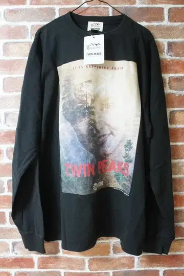 MANASTASH TWIN PEAKS 콜라보 롱 슬리브 T셔츠 L