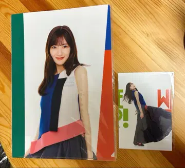 히나타자카46 전시회 WE R! 클리어 파일 엽서 카와타 히나