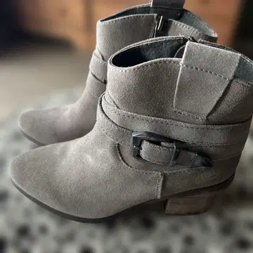 스웨이드 숏부츠