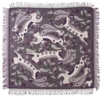 [ 미사용 새상품 ] Scope 별주 숄 토끼 그레이 블루베리