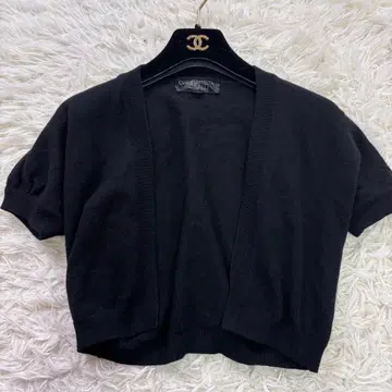 잠바티스타 발리 캐시미어 볼레로 블랙 숏 기장