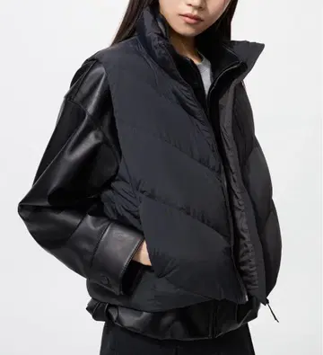 퍼프 테크 크롭 베스트