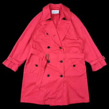 빈티지 캘빈클라인 트렌치코트 레드