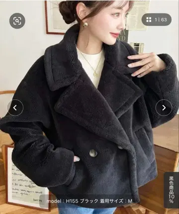 moment+ 모먼트플러스 보아 P 코트 테디베어 코트 L 아우터