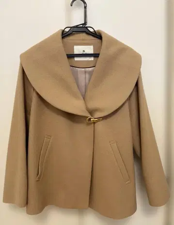 ef-de 에프데 빅 칼라 코트 베이지 7호