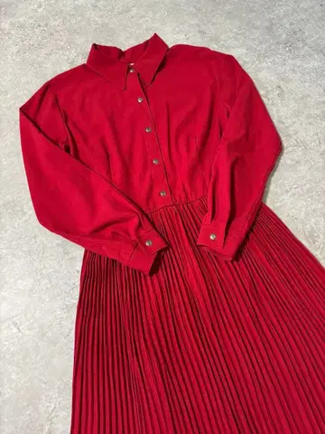 빈티지 셔츠 원피스 구제 의류 USA제