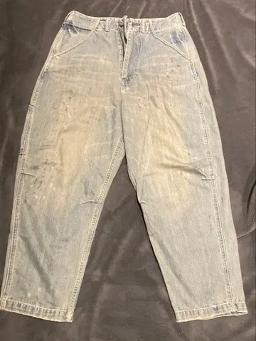 LIBERAIDERS 데님 페인터 사루엘 팬츠