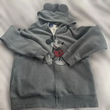 Disney 미키마우스 후드티 LL 그레이 디즈니랜드