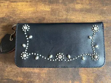 가격 인하 HTC 블랙 가죽 장지갑 스터드 장식