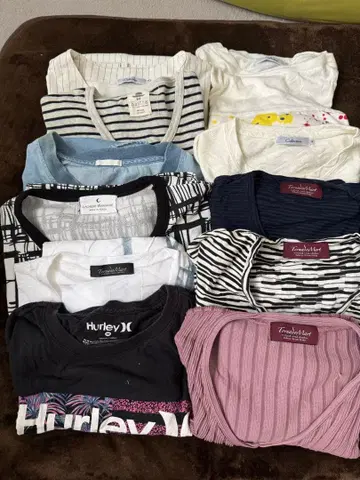 남성용 티셔츠 세트 11장