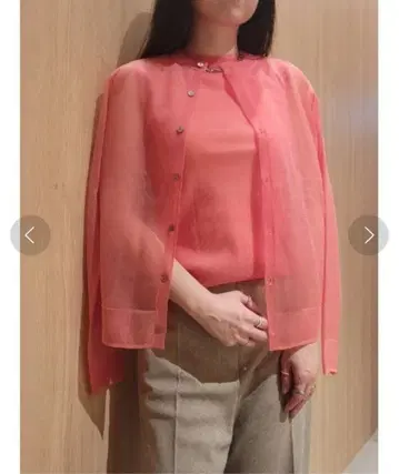 미라 오웬 앙상블 시어 니트 가디건