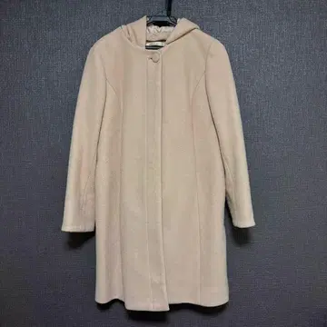 Rewde 루데 코트 핑크 후드 부착