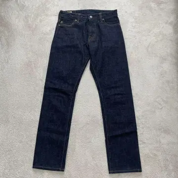 [복숭아 타로 청바지] 일본제 다크 블루 스트레이트 데님