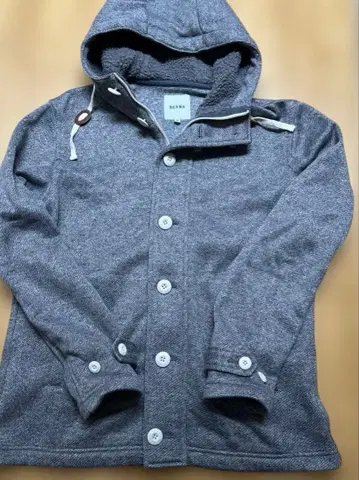 BEAMS 후드 부착 그레이 자켓 아우터 빔즈 점퍼 M