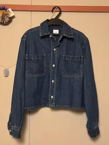 Spick & Span 숏 데님 셔츠