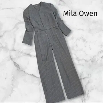 Mila Owen 스트라이프 노카라 올인원