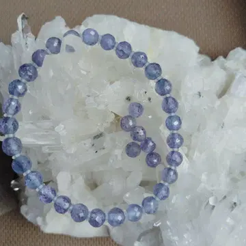 탄자나이트 6mm 컷 + 재고 6알 팔찌