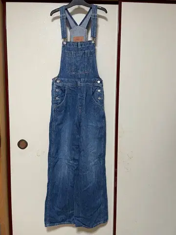 데님 살로펫 오버롤