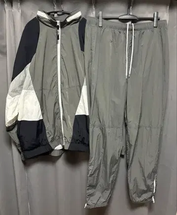 샤카웨어 나일론 트랙 자켓 팬츠 세트 판매 바스락