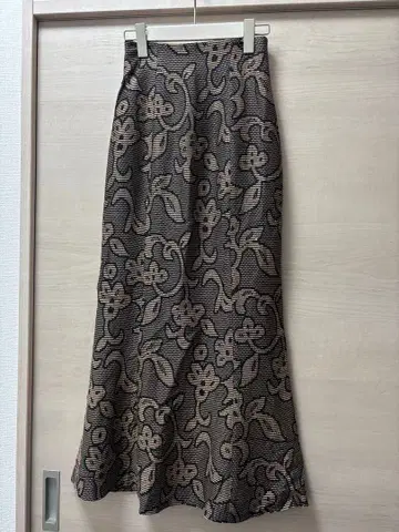 TODAYFUL 자카드 리프 펜슬 스커트