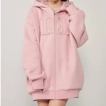 Darich DD 로고 후드티 ( 핑크 )